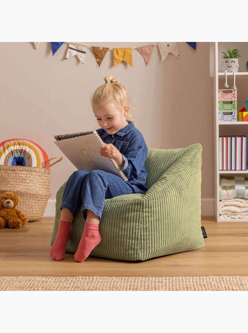 Puf sillón infantil de pana - ICON - Kiabi