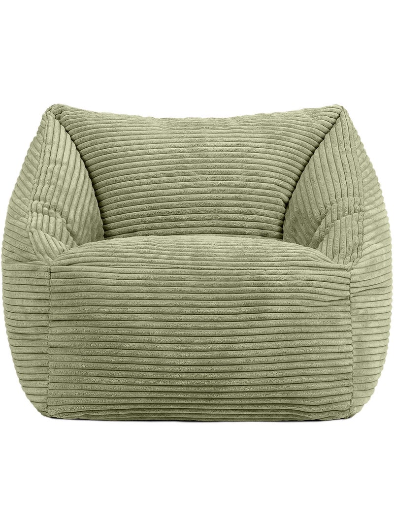 Puf sillón infantil de pana - ICON Verde salvia - Kiabi
