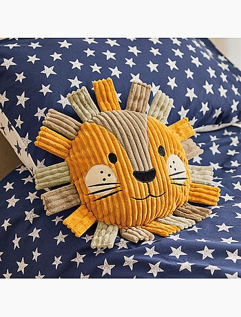 Puf sillón infantil de pana con cojín de animal - icon
