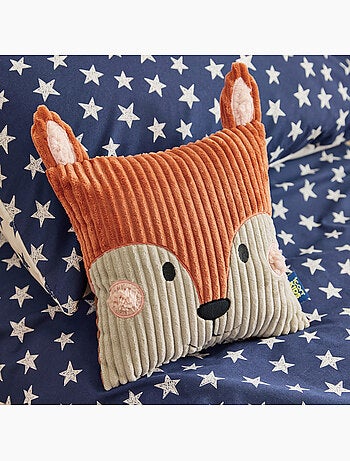 Puf sillón infantil de pana con cojín de animal - icon