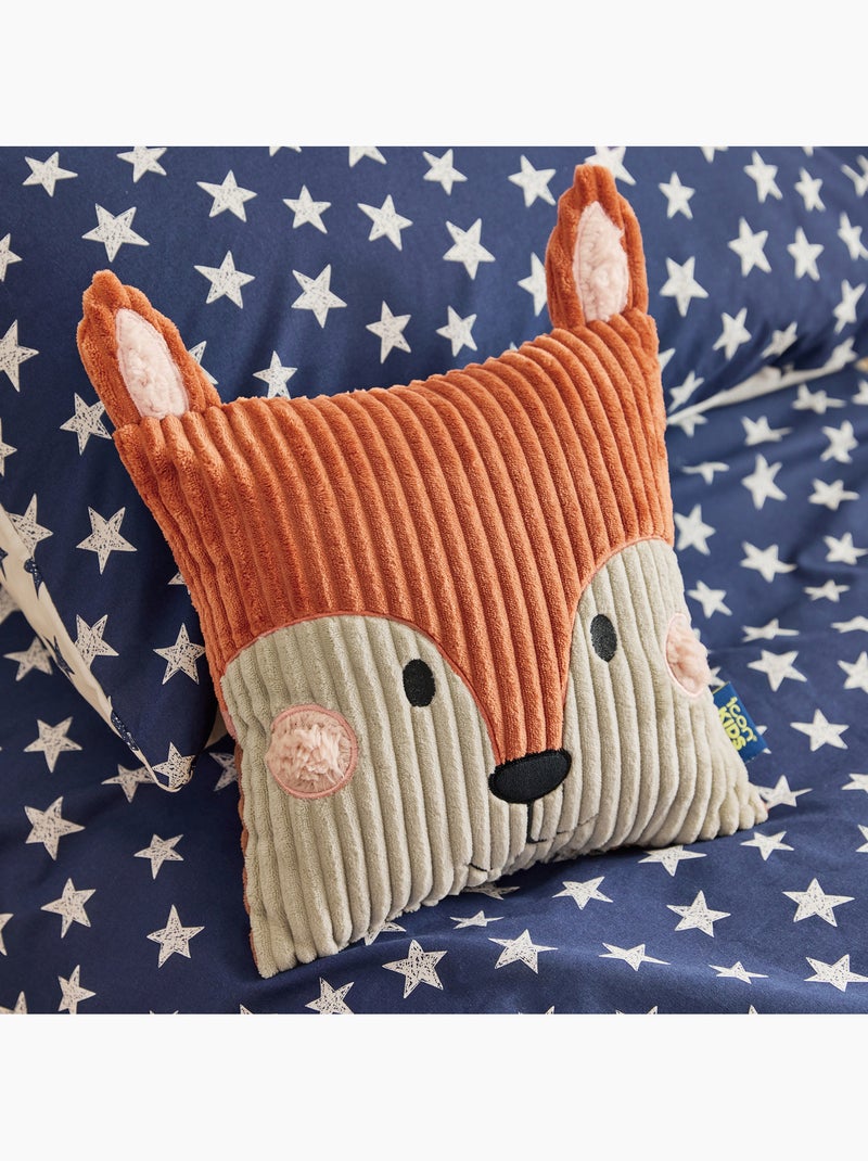 Puf sillón infantil de pana con cojín de animal - icon Terracota - Kiabi