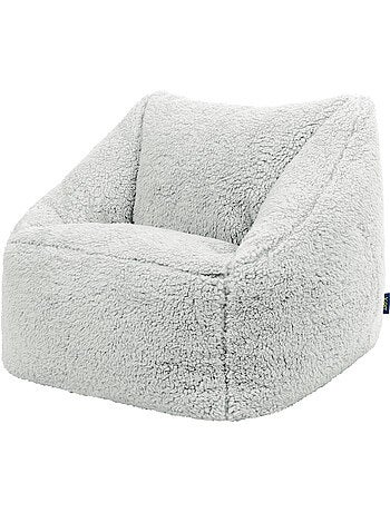 Puf sillón infantil de tejido de peluche suave - icon