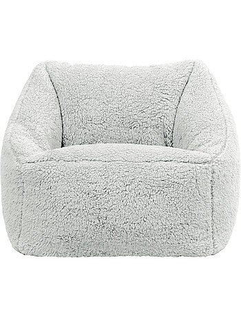 Puf sillón infantil de tejido de peluche suave - icon
