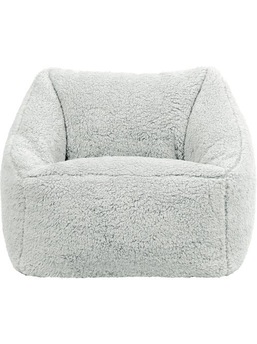 Puf sillón infantil de tejido de peluche suave - icon - Kiabi