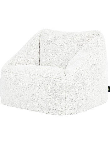 Puf sillón infantil de tejido de peluche suave - icon