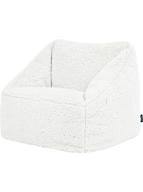 Puf sillón infantil de tejido de peluche suave - icon - Kiabi