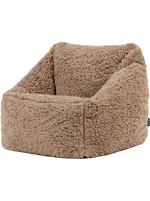Puf sillón infantil de tejido de peluche suave - icon - Kiabi