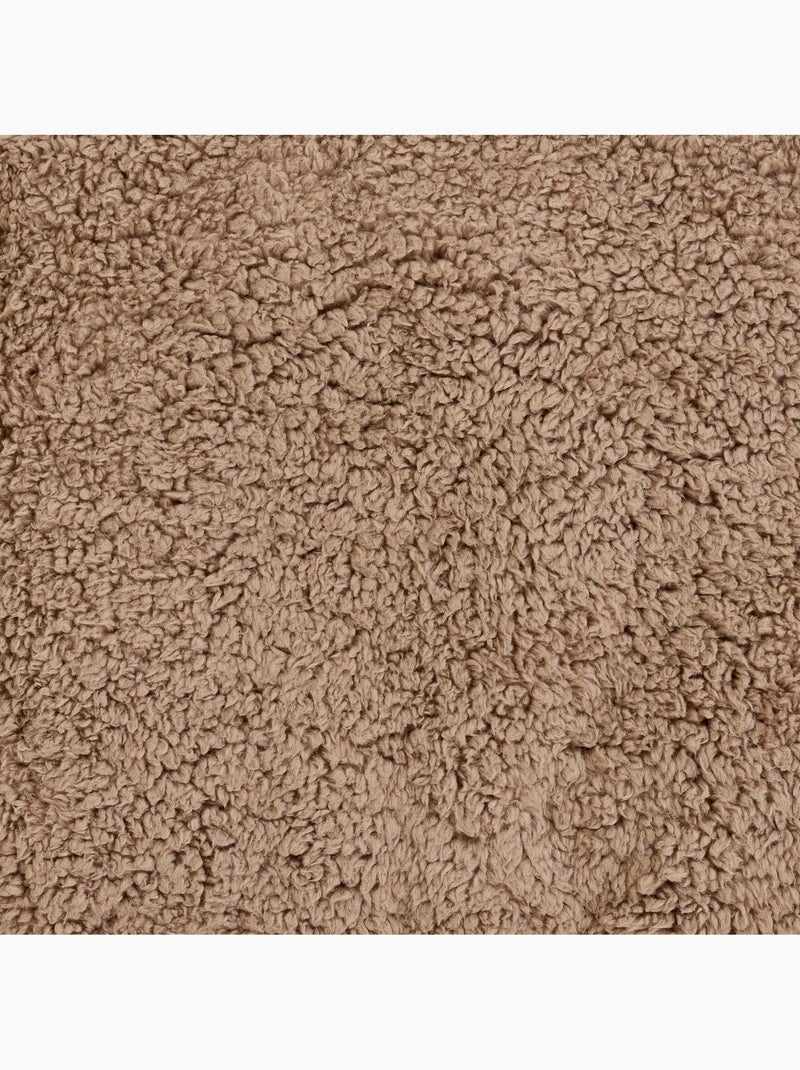 Puf sillón infantil de tejido de peluche suave - icon Marrón - Kiabi