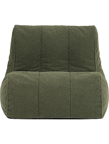 Puf sillón tipo butaca, sillón de suelo swoop de tejido bouclé - icon