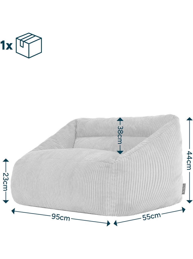 Puf sofá infantil de pana - icon Beige - Kiabi