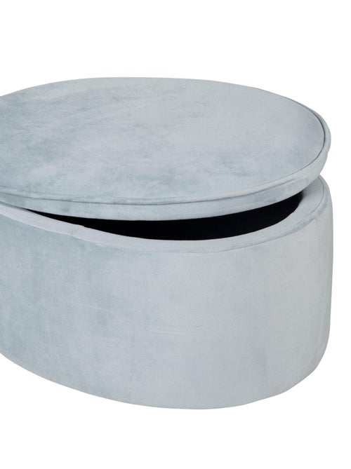 Puff baúl ovalado en terciopelo - ROBA 'lil sofa' - Kiabi