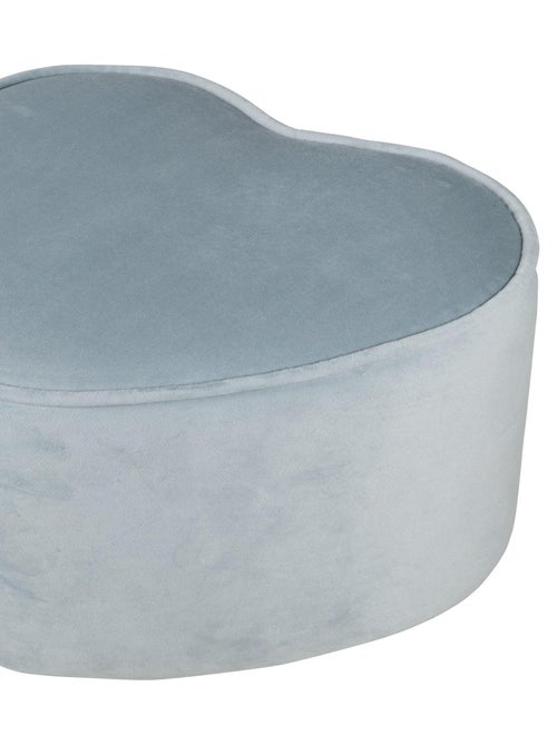 Puff corazón en terciopelo suave para niños - ROBA 'lil sofa' - Kiabi