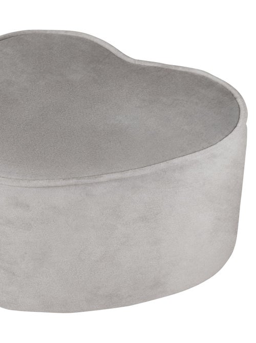 Puff corazón en terciopelo suave para niños - ROBA 'lil sofa' - Kiabi