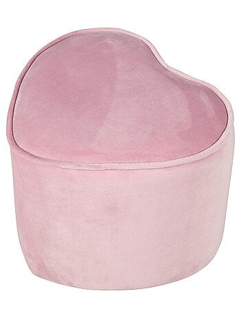 Puff corazón en terciopelo suave para niños - ROBA 'lil sofa'