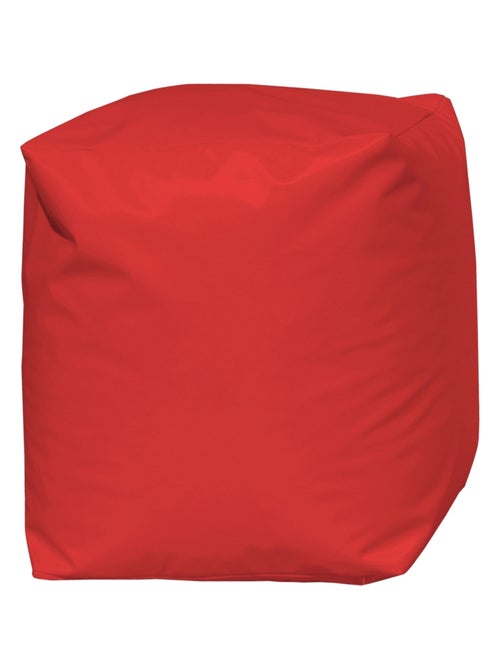 Puff Cuadrado Rojo - Kiabi