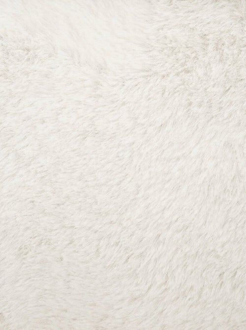 Puff de piel doble plegable - Kiabi
