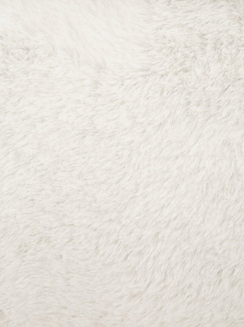 Puff de piel doble plegable Blanco - Kiabi