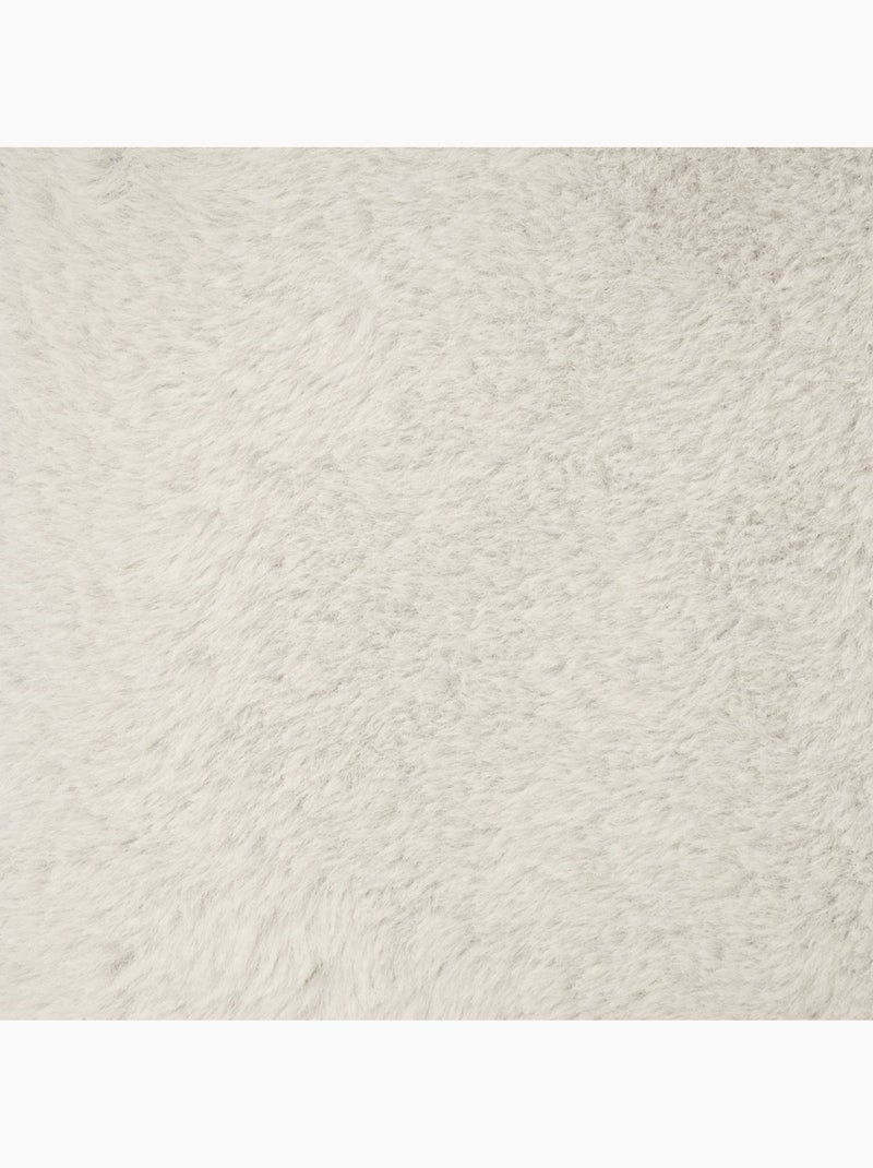 Puff doble plegable ezzio piel blanco Blanco - Kiabi