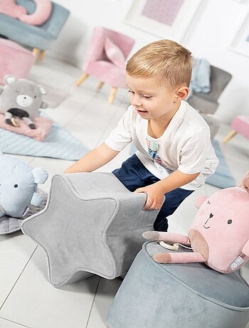 Puff estrella en terciopelo suave para niños - ROBA 'lil sofa'