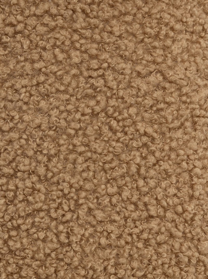 Puff Hongo Boucle Marrón claro - Kiabi