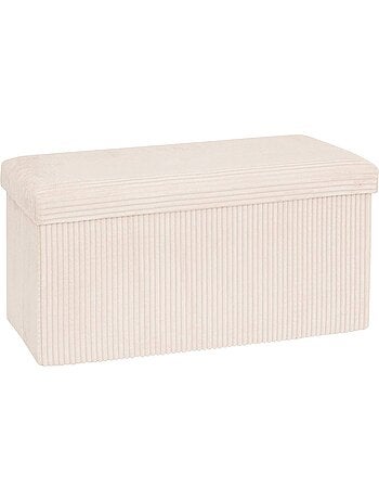 Puff plegable arum marfil 76x38cm