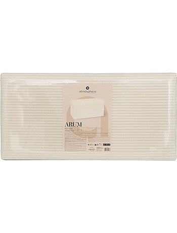 Puff plegable arum marfil 76x38cm