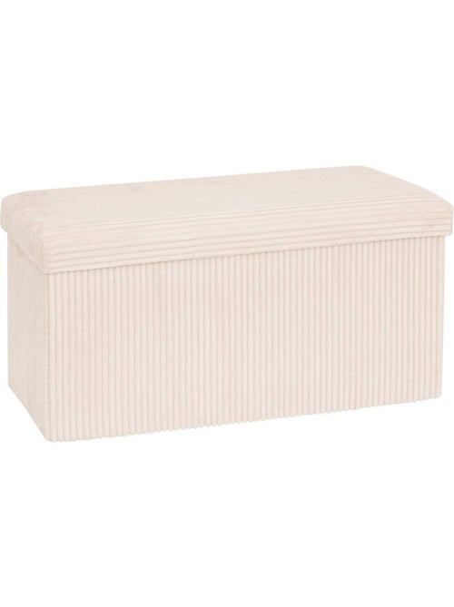 Puff plegable arum marfil 76x38cm - Kiabi Puff plegable arum marfil 76x38cm - Kiabi