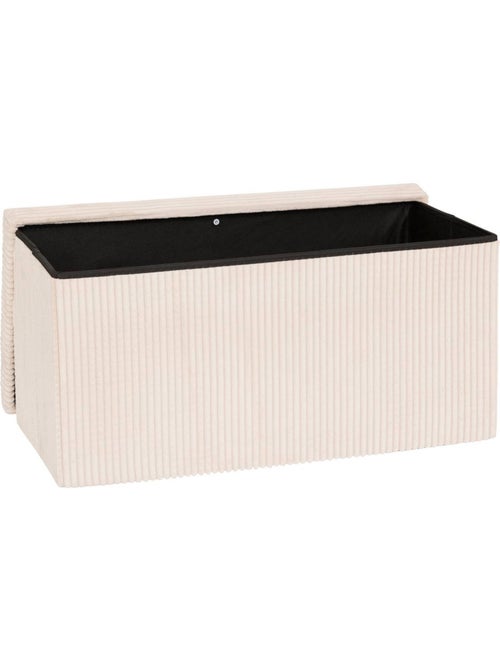 Puff plegable arum marfil 76x38cm - Kiabi Puff plegable arum marfil 76x38cm - Kiabi