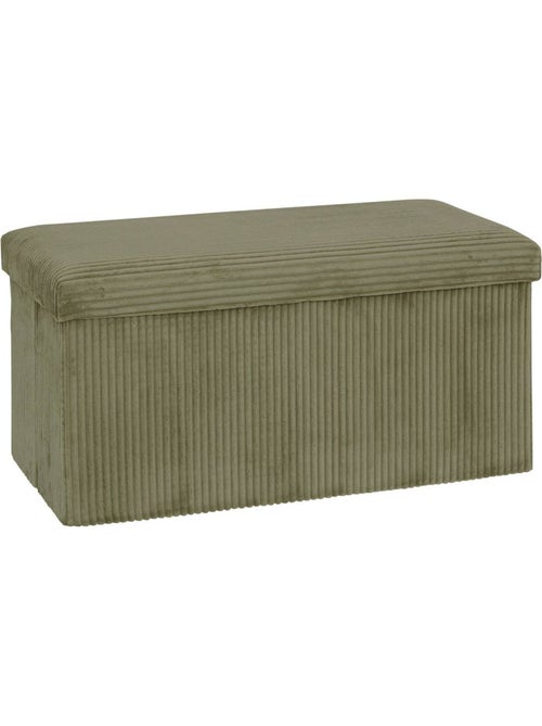 Puff plegable arum verde caqui 76x38cm - Kiabi Puff plegable arum verde caqui 76x38cm - Kiabi