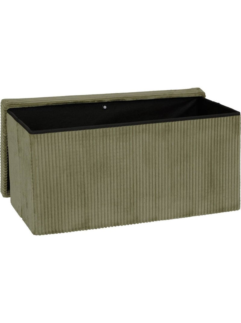 Puff plegable arum verde caqui 76x38cm Caqui - Kiabi