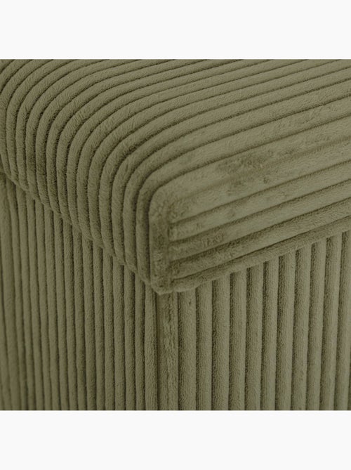Puff plegable arum verde caqui 76x38cm - Kiabi Puff plegable arum verde caqui 76x38cm - Kiabi