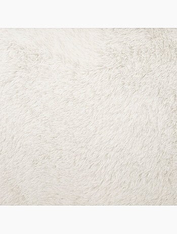 Puff plegable ezzio piel blanco