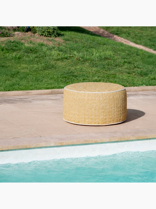Puff redondo hinchable para exterior FORMENTERA - Kiabi