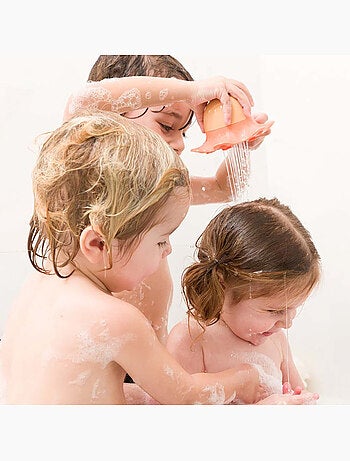 Pulpo juguete de baño para bebé con espuma y chorro de agua | oppi®