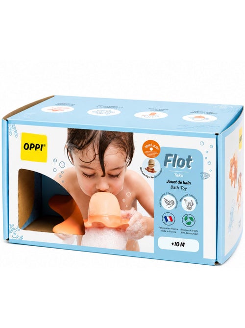 Pulpo juguete de baño para bebé con espuma y chorro de agua | oppi® - Kiabi