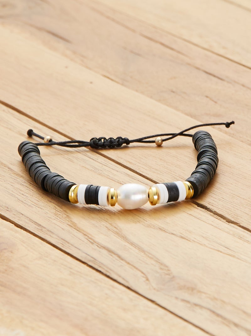 Pulsera ajustable NEGRO - Kiabi