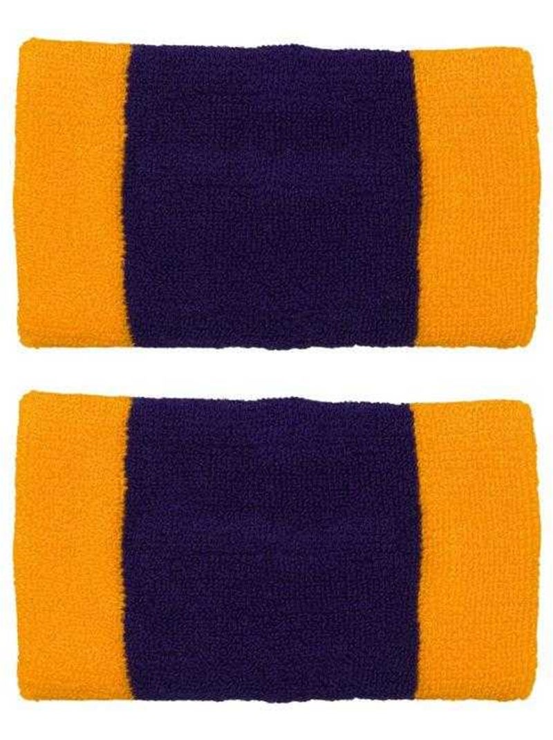 Pulsera diseño logotipo de punto doble ancho - pack de 2 - nike Violeta claro - Kiabi