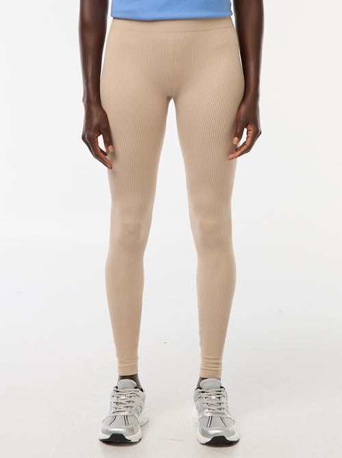 Punto elástico de canalé sin costuras - Kiabi