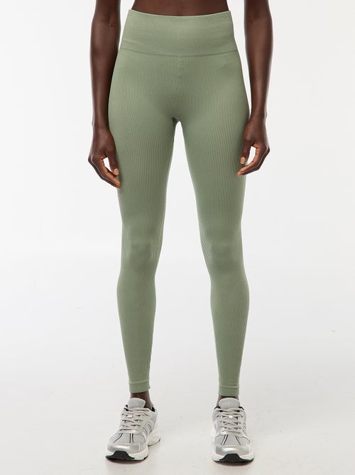 Punto elástico de canalé sin costuras - Kiabi