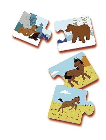 Puzzle 'Mamá y sus bebés' 'Ravensburger' - Kiabi