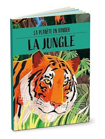 Puzzle y libro - el planeta en peligro - la jungla - Sassi Junior