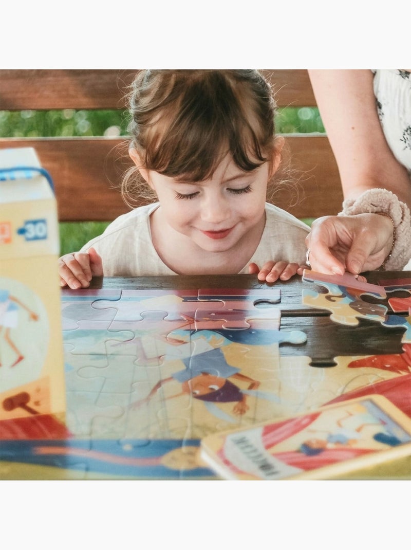 Puzzle y libro infantil pinocho | Sassi Junior N/D - Kiabi