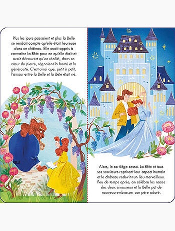 Puzzle y libro la bella y la bestia | Sassi Junior