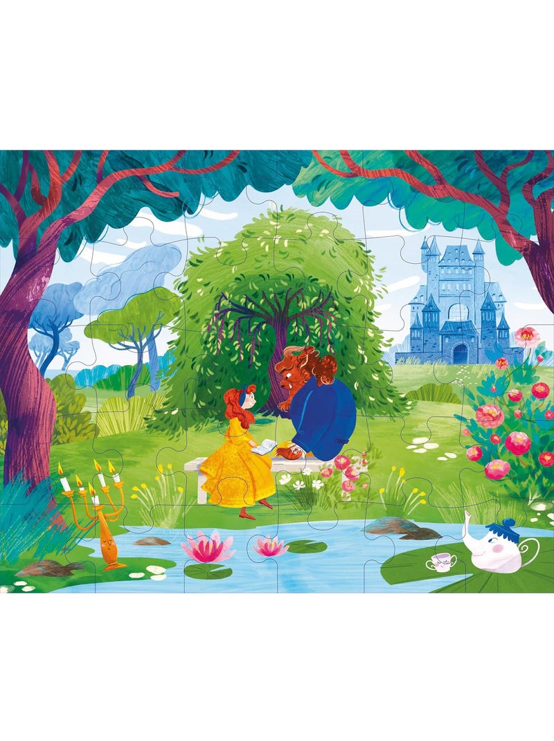 Puzzle y libro la bella y la bestia | Sassi Junior N/D - Kiabi