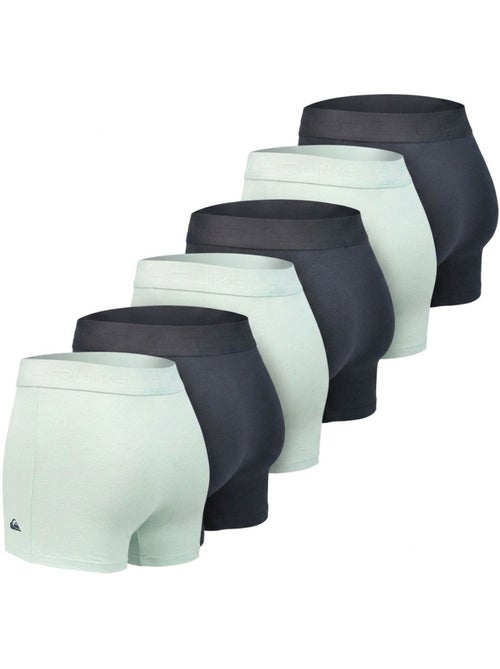 Quiksilver Pack de 6 Boxers Hombre Algodón Stretch Logo - Kiabi