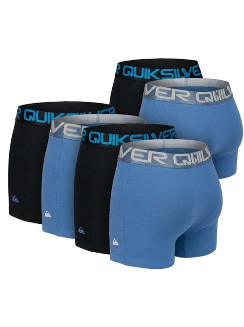 Quiksilver Pack de 6 Boxers Hombre Algodón Stretch Logo - Kiabi Quiksilver Pack de 6 Boxers Hombre Algodón Stretch Logo - Kiabi