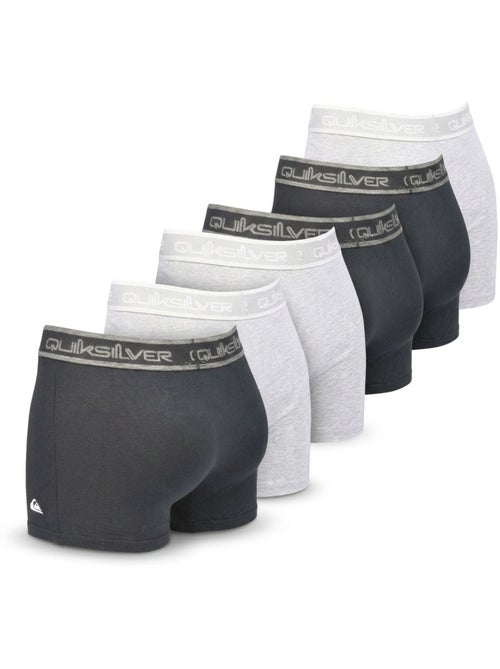 Quiksilver Pack de 6 Boxers Hombre Algodón Stretch Logo - Kiabi Quiksilver Pack de 6 Boxers Hombre Algodón Stretch Logo - Kiabi