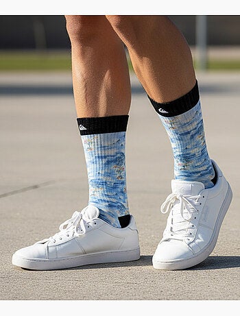 Quiksilver Pack de calcetines para hombre Crew LONG Lifestyle Pack de 2 pares