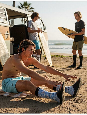 Quiksilver Pack de calcetines para hombre Crew LONG Lifestyle Pack de 2 pares