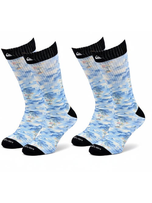 Quiksilver Pack de calcetines para hombre Crew LONG Lifestyle Pack de 2 pares - Kiabi